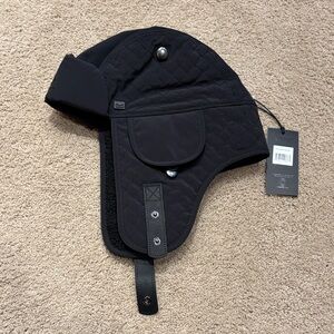 Melin Aviator Men's Black Quilted Hat NWT